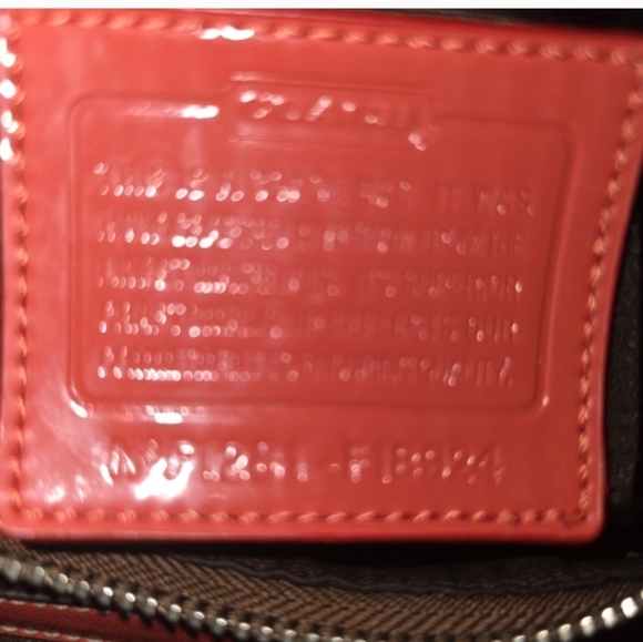 Coach Signature Brown and Red Shoulder Bag Set - Picture 2 of 5